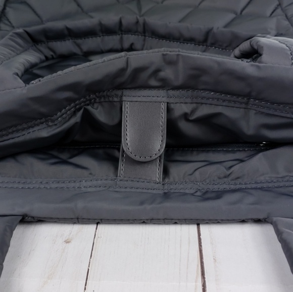 Marc Jacobs Quilted Nylon Tote Dark Grey - Picture 8 of 8